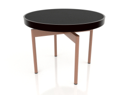 Round coffee table Ø60 (Black, DEKTON Domoos)