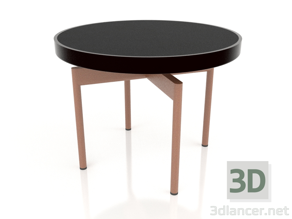 3D modeli Yuvarlak sehpa Ø60 (Siyah, DEKTON Domoos) - önizleme