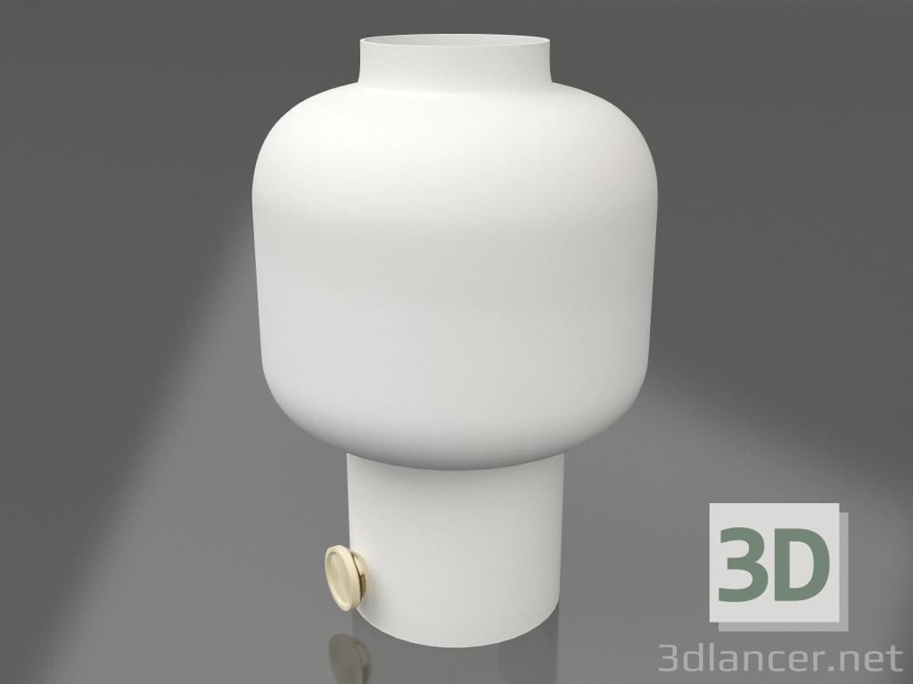 modèle 3D Lampe à poser Moody (Blanc) - preview