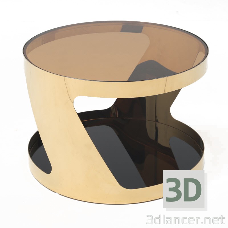 Modelo 3d Mesa de café exclusivo Pusha - preview