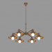 3d model Chandelier Magrib (1214-6P) - preview