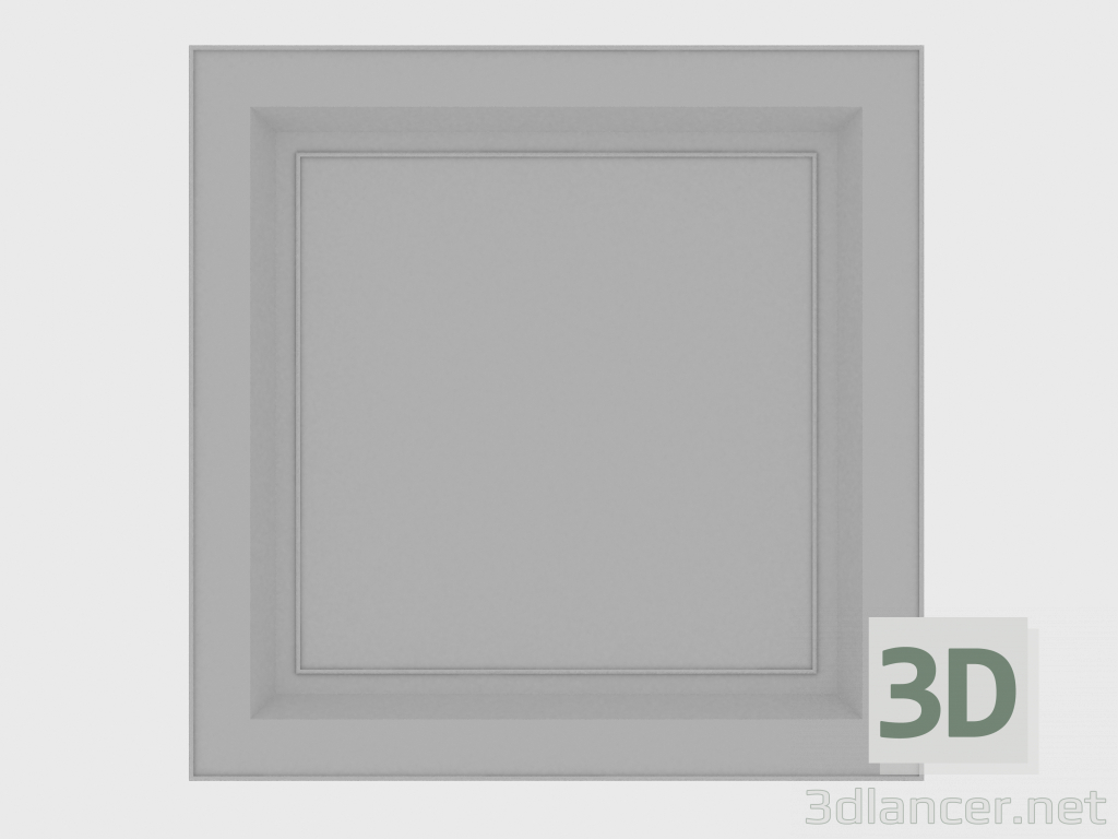 modello 3D Specchio ADONE MIRROR (120xH120) - anteprima