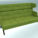 3d model Triple sofa (32 wood) - preview