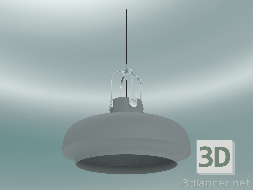 Modelo 3d Luminária pendente Copenhagen (SC8, Ø60cm A 53cm, ardósia mate) - preview