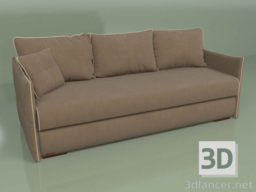 modèle 3D Canapé triple Liverpool - preview