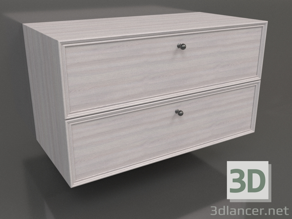 3d model Wall cabinet TM 14 (800x400x455, wood pale) - preview