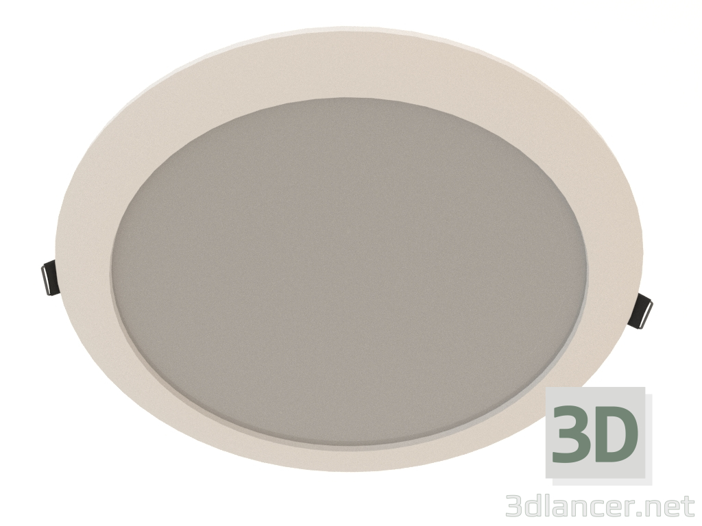 3d model Recessed luminaire (6394) - preview