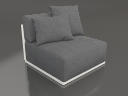 Módulo de sofá seção 3 (cinza ágata)