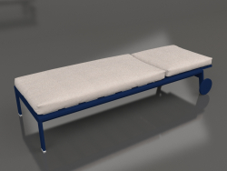 Chaise longue with wheels (Night blue)