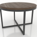 modèle 3D Table basse LARGE (frêne éclairci noyer) - preview