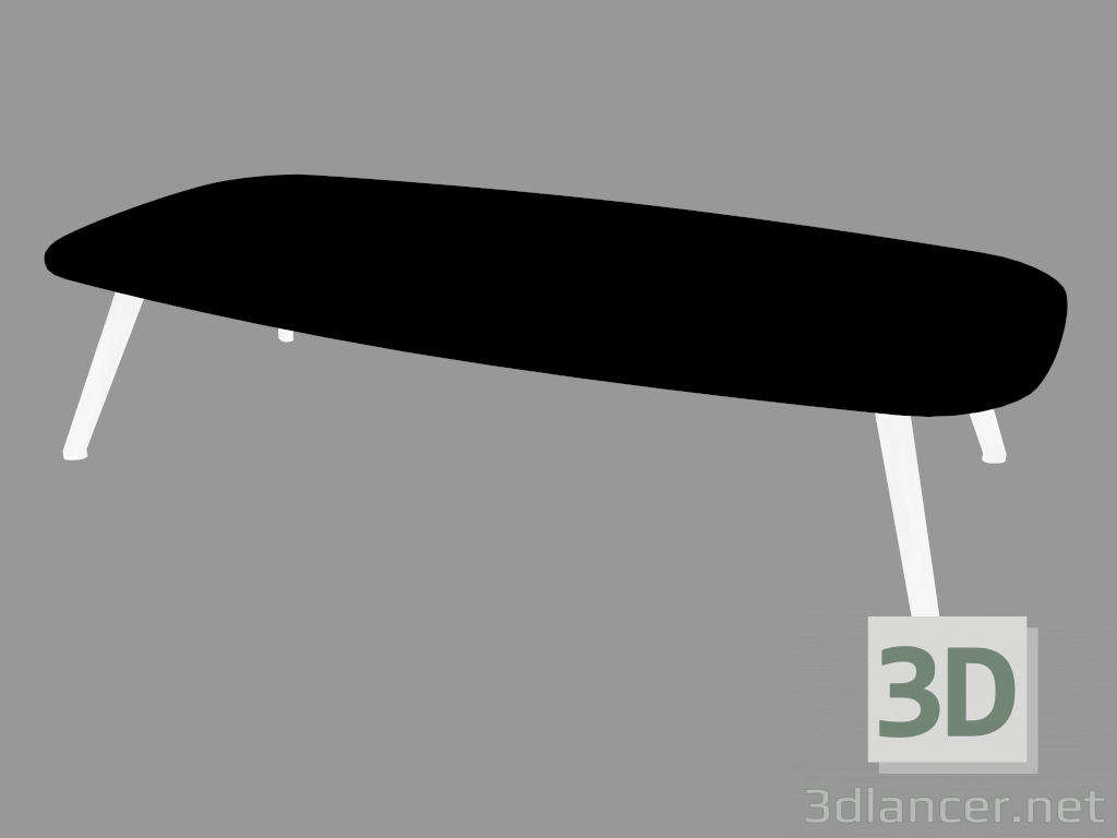 3d модель Стіл журнальний (Black Fenix 120x60x30) – превью