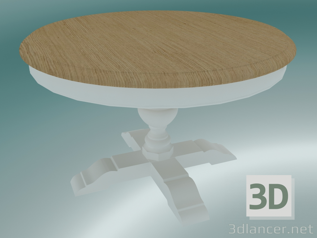 modèle 3D Table à manger Oxford ronde pliante - preview