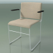 3D Modell Stapelbarer Stuhl mit Armlehnen 6605 (abnehmbare Polsterung, V12) - Vorschau