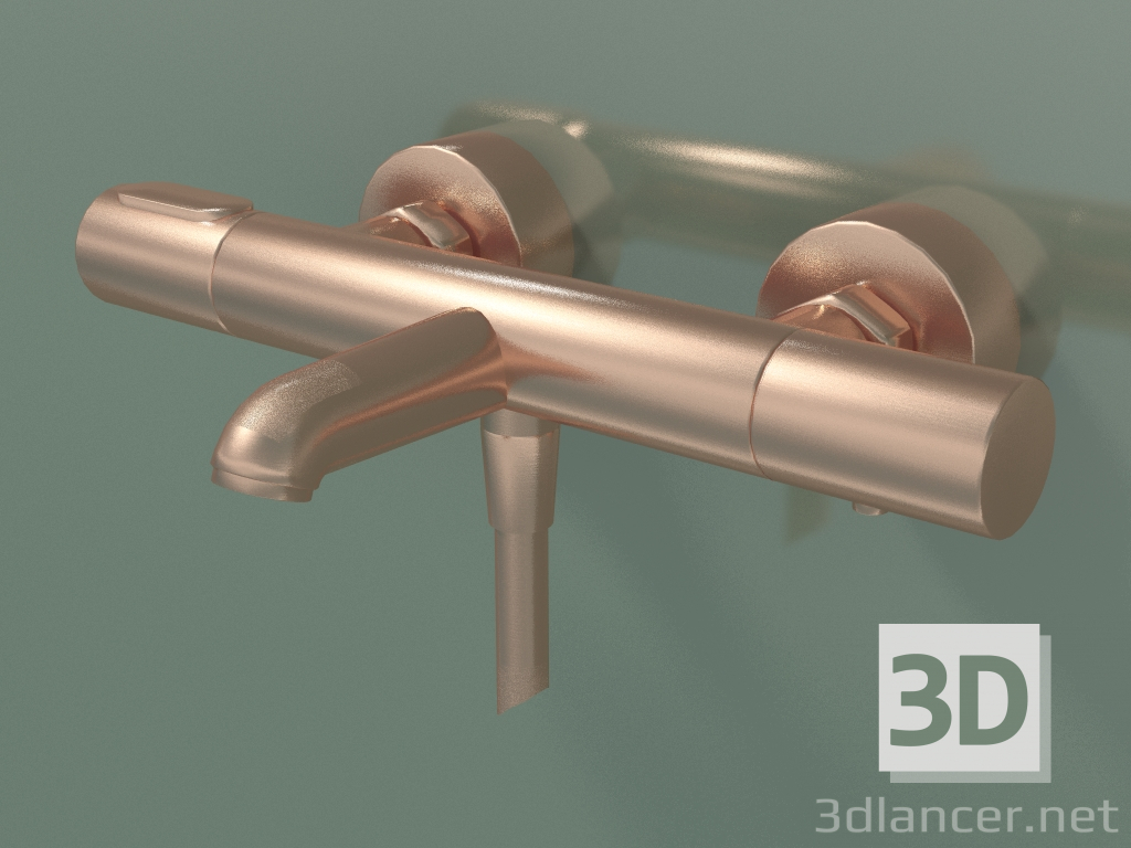 3D Modell Badethermostat für freiliegende Installation (34435310) - Vorschau