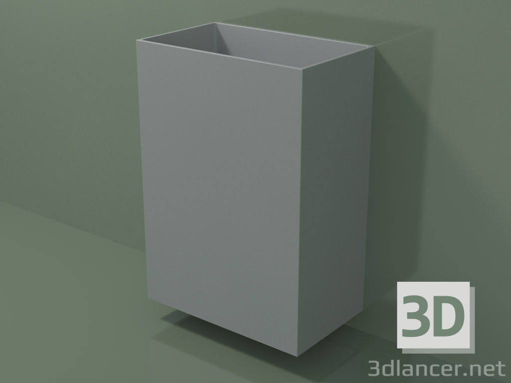 3D modeli Duvara monte lavabo (03UN36102, Silver Grey C35, L 60, P 36, H 85 cm) - önizleme