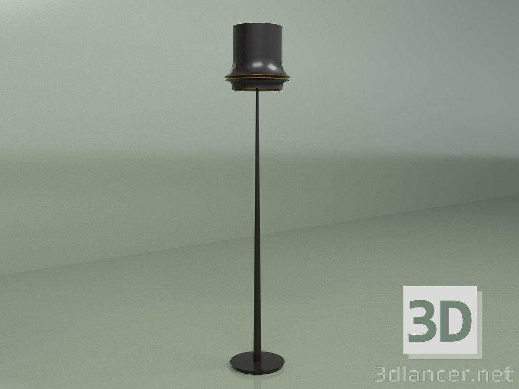 3D Modell Stehlampe Hut - Vorschau