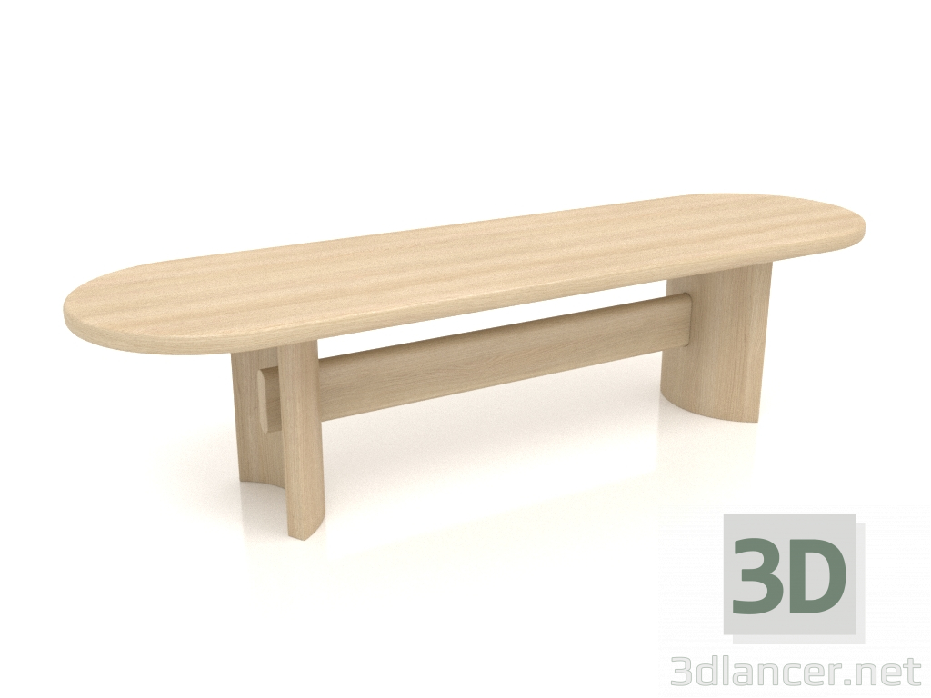 3d model Bench VK 02 (1400x400x350, wood white) - preview