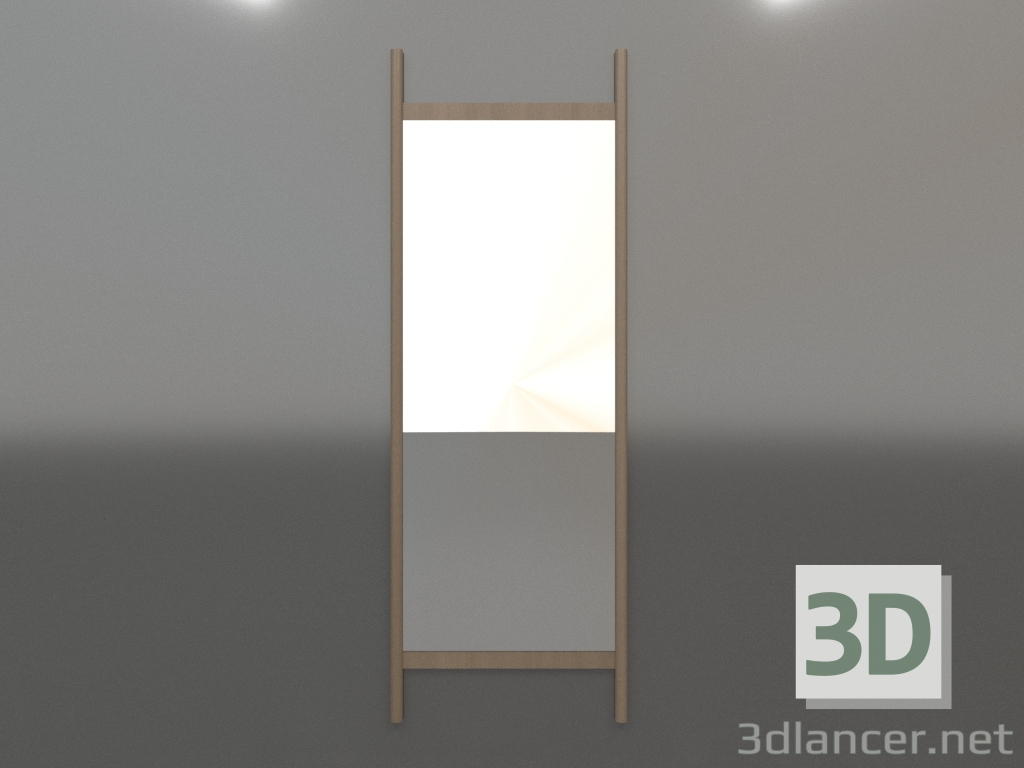 modello 3D Specchio ZL 26 (670x1900, grigio legno) - anteprima