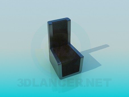 3D modeli Yüksek teknoloji tarzı sandalye - önizleme