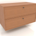 3d model Mueble de pared TM 14 (800x400x455, rojo madera) - vista previa