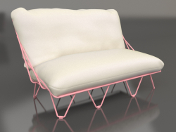 2-Sitzer-Sofa (Rosa)