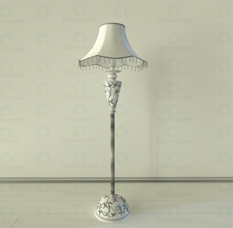 Lámpara de pie 3D modelo Compro - render Lámpara de pie 3D modelo Compro - render