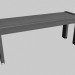 modèle 3D Café de tables - preview