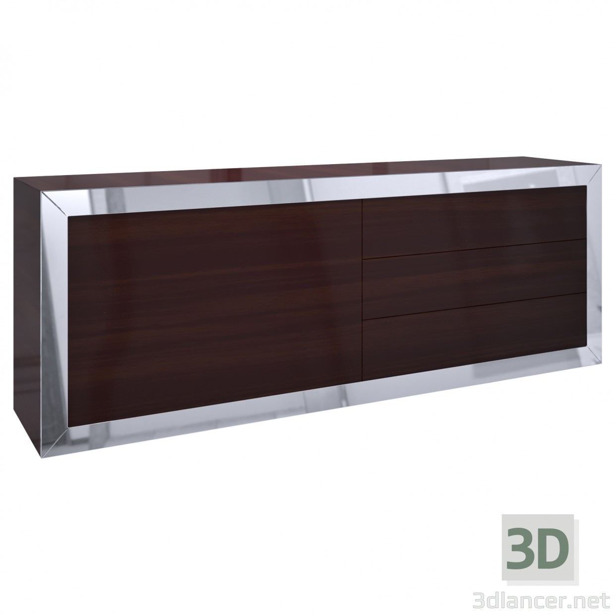 3d model Comoda Pusha exclusivo - vista previa