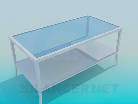 3d model Table glass - preview 3d model Table glass - preview