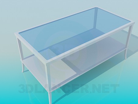 3d model Table glass - preview 3d model Table glass - preview