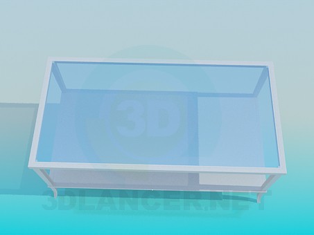 3d model Table glass - preview 3d model Table glass - preview