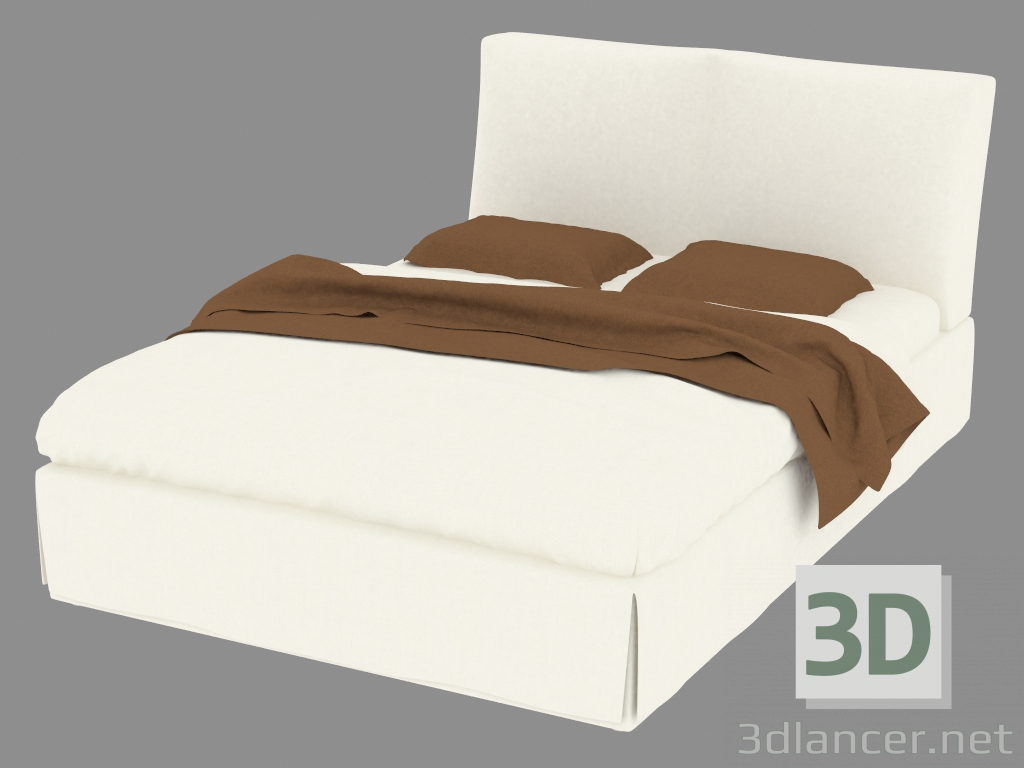 3D modeli İki kişilik yatak Altosoft (152) - önizleme