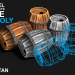 3d model 3D Barrel Game Asset - Low poly - vista previa