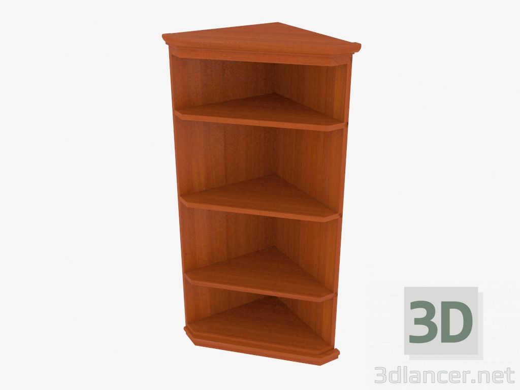 3d model Narrow low angle shelving (9720-01) - preview