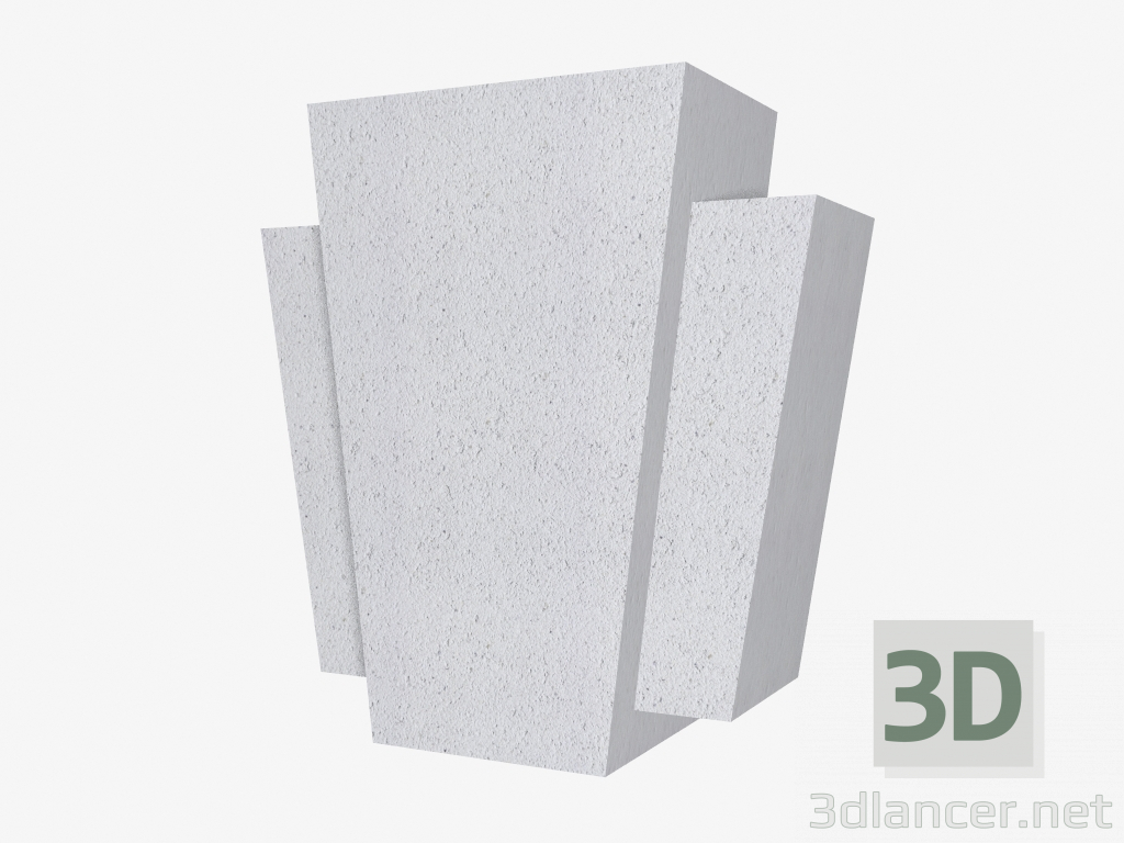 Modelo 3d Pedra angular (FZ25Y) - preview