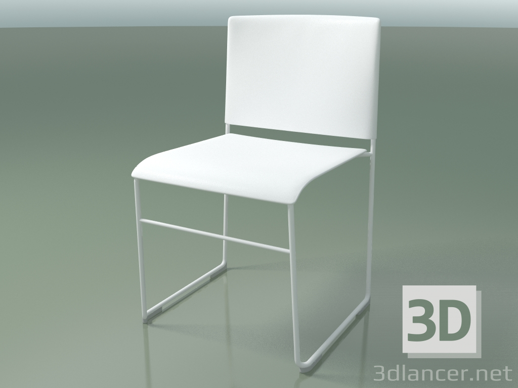 3d model Stackable chair 6600 (polypropylene White, V12) - preview