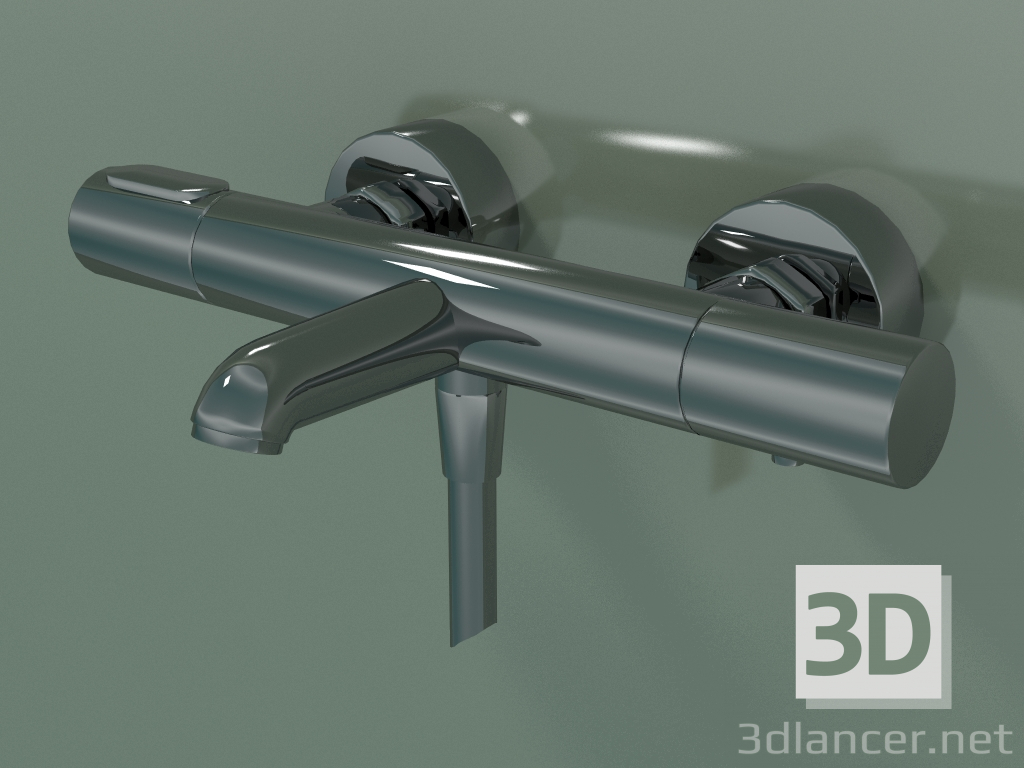 3D Modell Badethermostat für freiliegende Installation (34435330) - Vorschau
