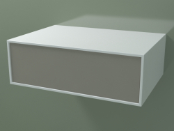 Box (8AUCAB01, Gletscherweiß C01, HPL P04, L 72, P 50, H 24 cm)