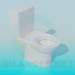 modèle 3D Toilettes standard - preview