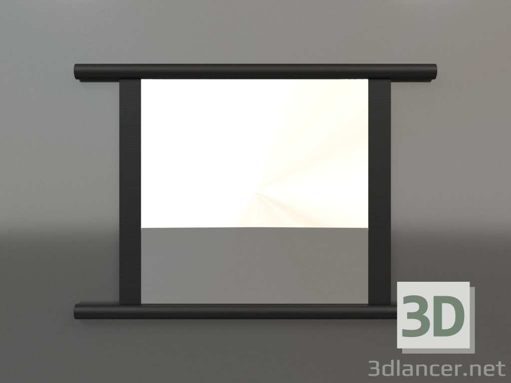 3D Modell Spiegel ZL 26 (800x570, Holz schwarz) - Vorschau