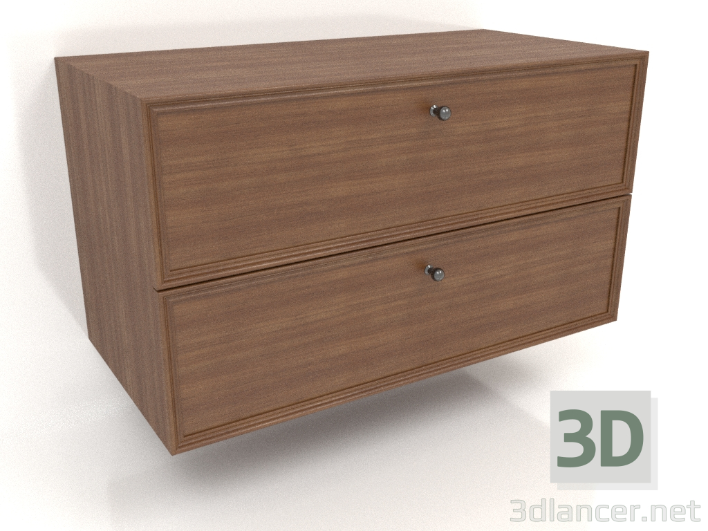 3d model Mueble de pared TM 14 (800x400x455, madera marrón claro) - vista previa
