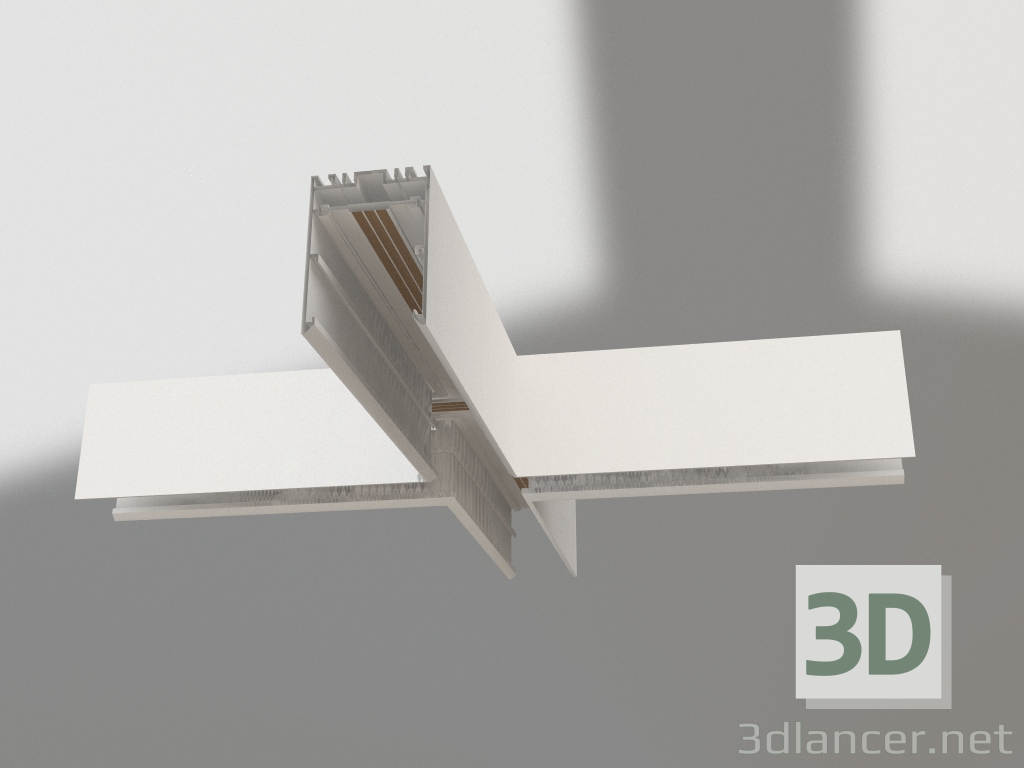 modèle 3D Connecteur croisé MAG-CON-4563-X90 (WH) - preview