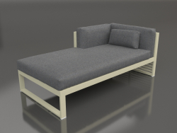 Modular sofa, section 2 left (Gold)