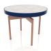 modèle 3D Table basse ronde Ø60 (Bleu nuit, DEKTON Kreta) - preview