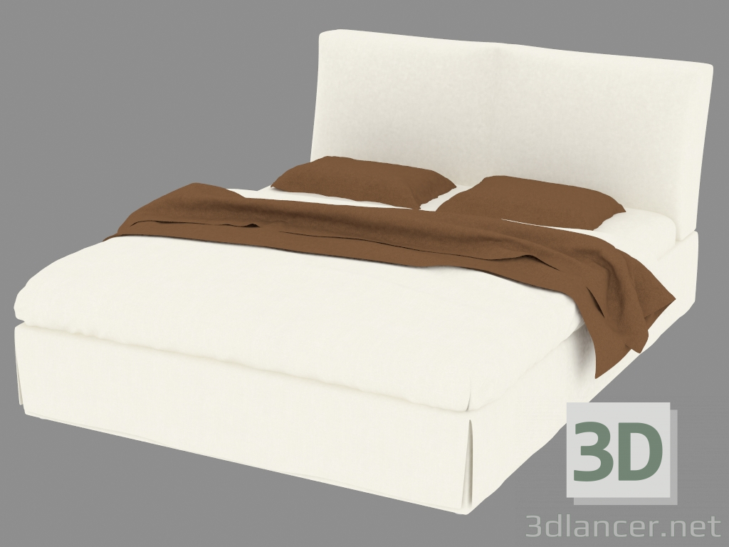 modello 3D Altosoft letto matrimoniale (170) - anteprima