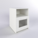 3d model Bedside table, white BRIMNES - preview