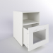 3d model Bedside table, white BRIMNES - preview