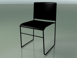 Chaise empilable 6600 (polypropylène noir, V25)