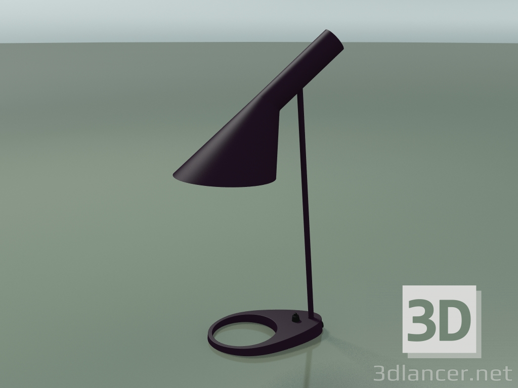 modello 3D Lampada da tavolo AJ TAVOLO (20W E27, AUBERGINE) - anteprima