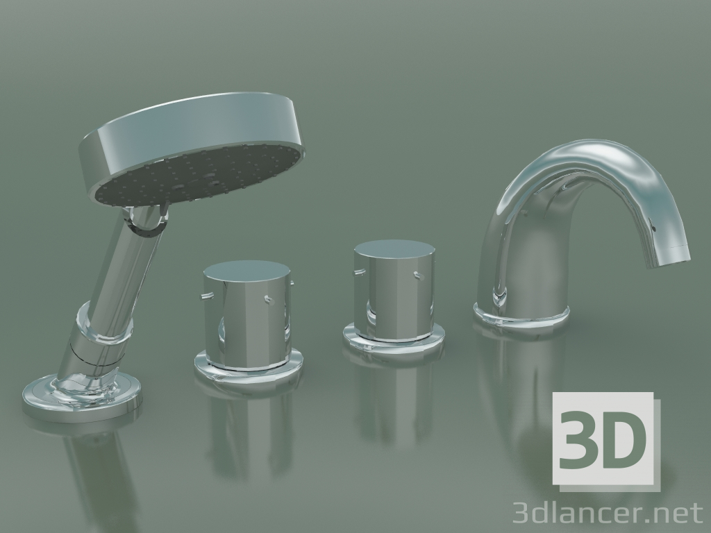 3D modeli Banyo bataryası (10461000) - önizleme